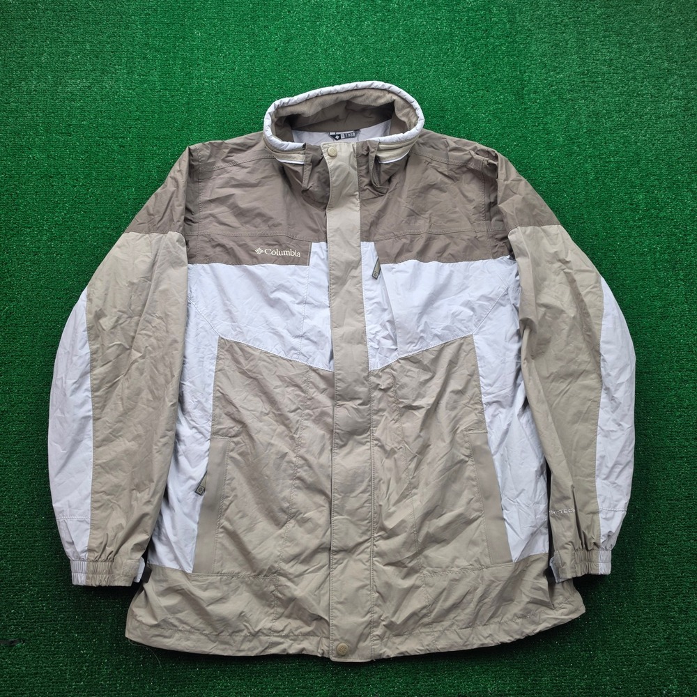 Vintage Columbia Omni Tech Interchange Technical Ski Trail Jacket Mens Large